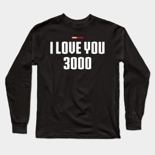 I Love You 3000 v2 (white) Long Sleeve T-Shirt